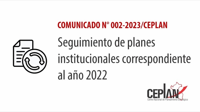comunicado 002-2023 ceplan