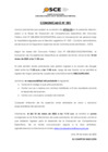 Vista preliminar de documento Comunicado N° 001 Concurso de CAS N° 058-2022/LIMA-TEMPORAL