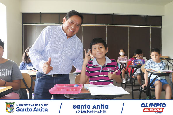 La gestión de nuestro alcalde #OlimpioAlegría inició con éxito los talleres de verano, en donde visitó cada una de las sedes donde se vienen llevando los talleres deportivos y culturales para todos nuestros niños y niñas santanitenses.
#santaanitaenbuenasmanos
#OlimpioAlegría