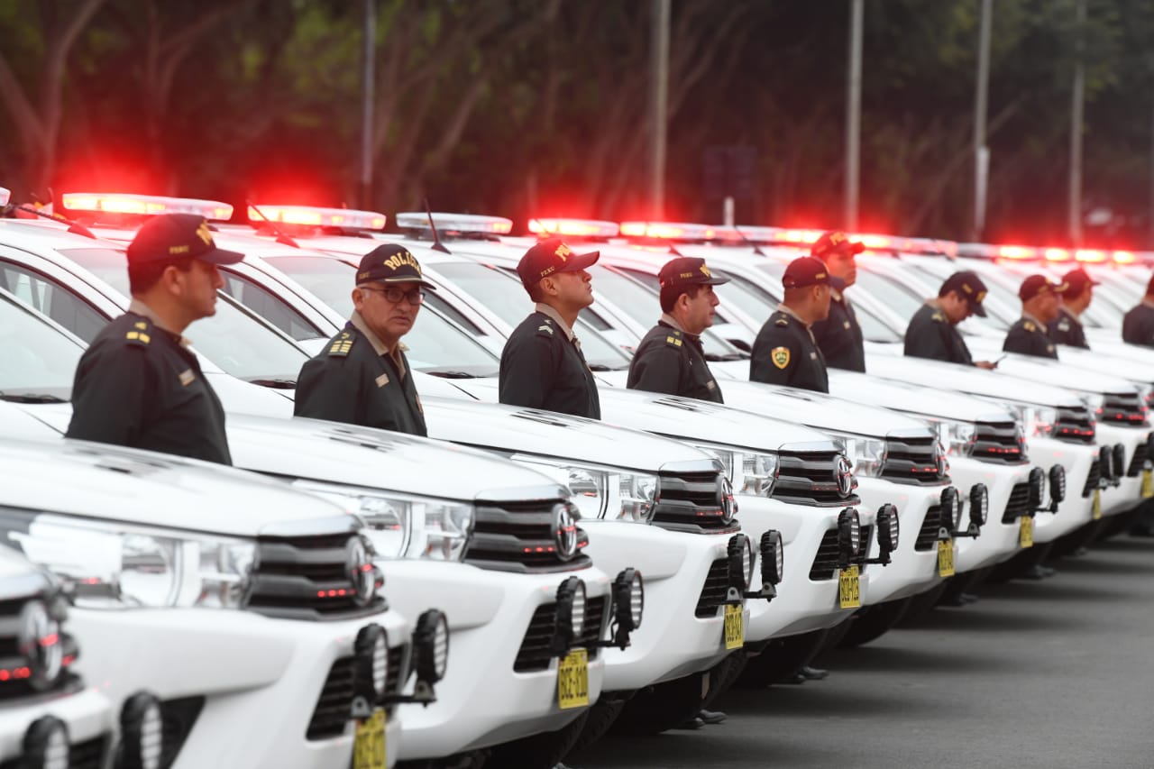 Seguridad ciudadana en Lima y Callao se refuerza con 400 nuevos patrulleros.