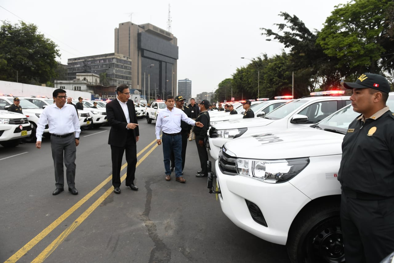 Seguridad ciudadana en Lima y Callao se refuerza con 400 nuevos patrulleros.