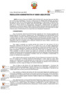 Vista preliminar de documento Resolución de la Oficina de Administración N° 000001-2023-DP/OGA