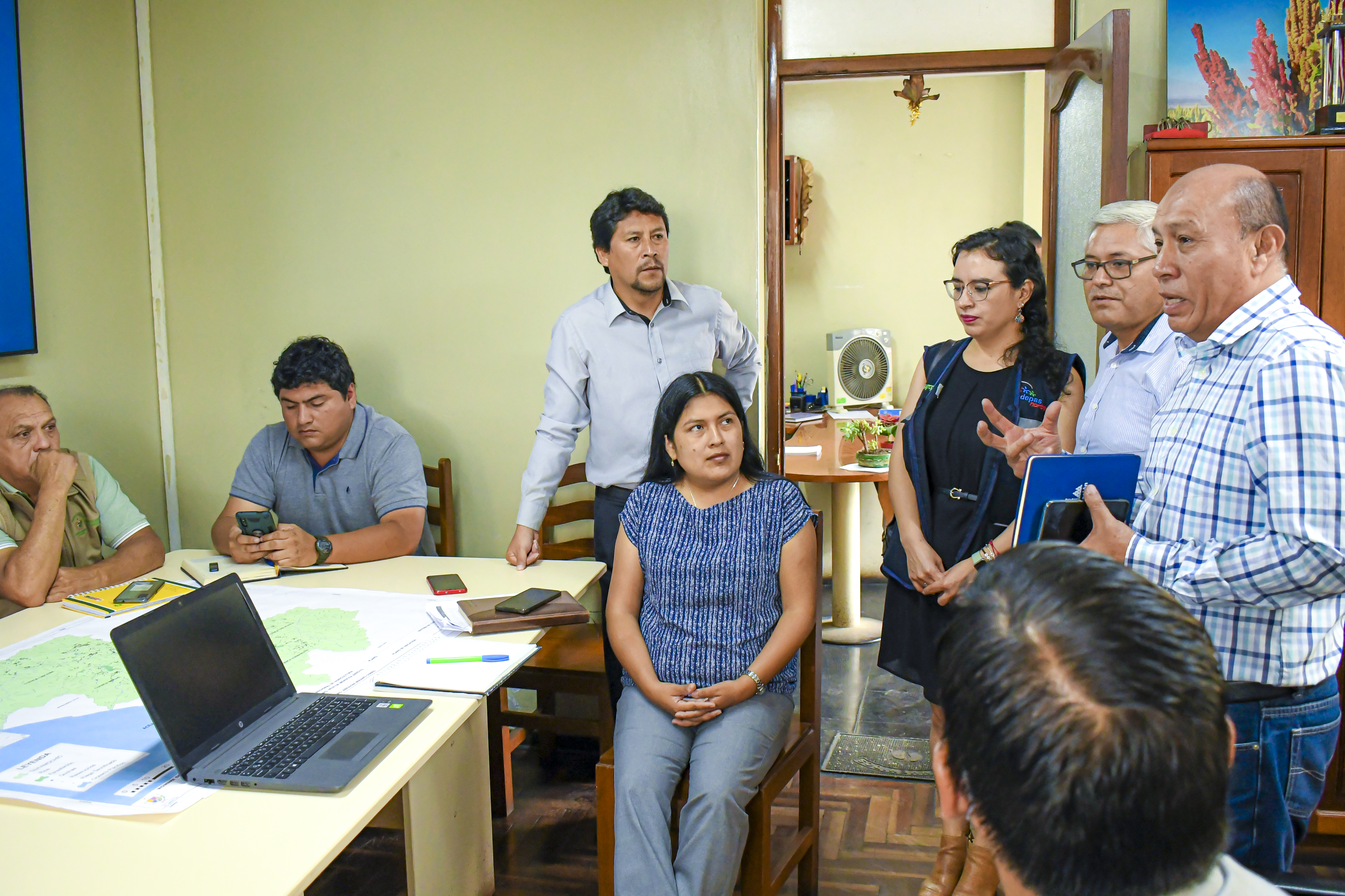Reunión con equipo técnico e instituciones aliadas