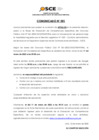 Vista preliminar de documento Comunicado N° 001 Concurso de CAS N° 061-2022/LIMA-TEMPORAL