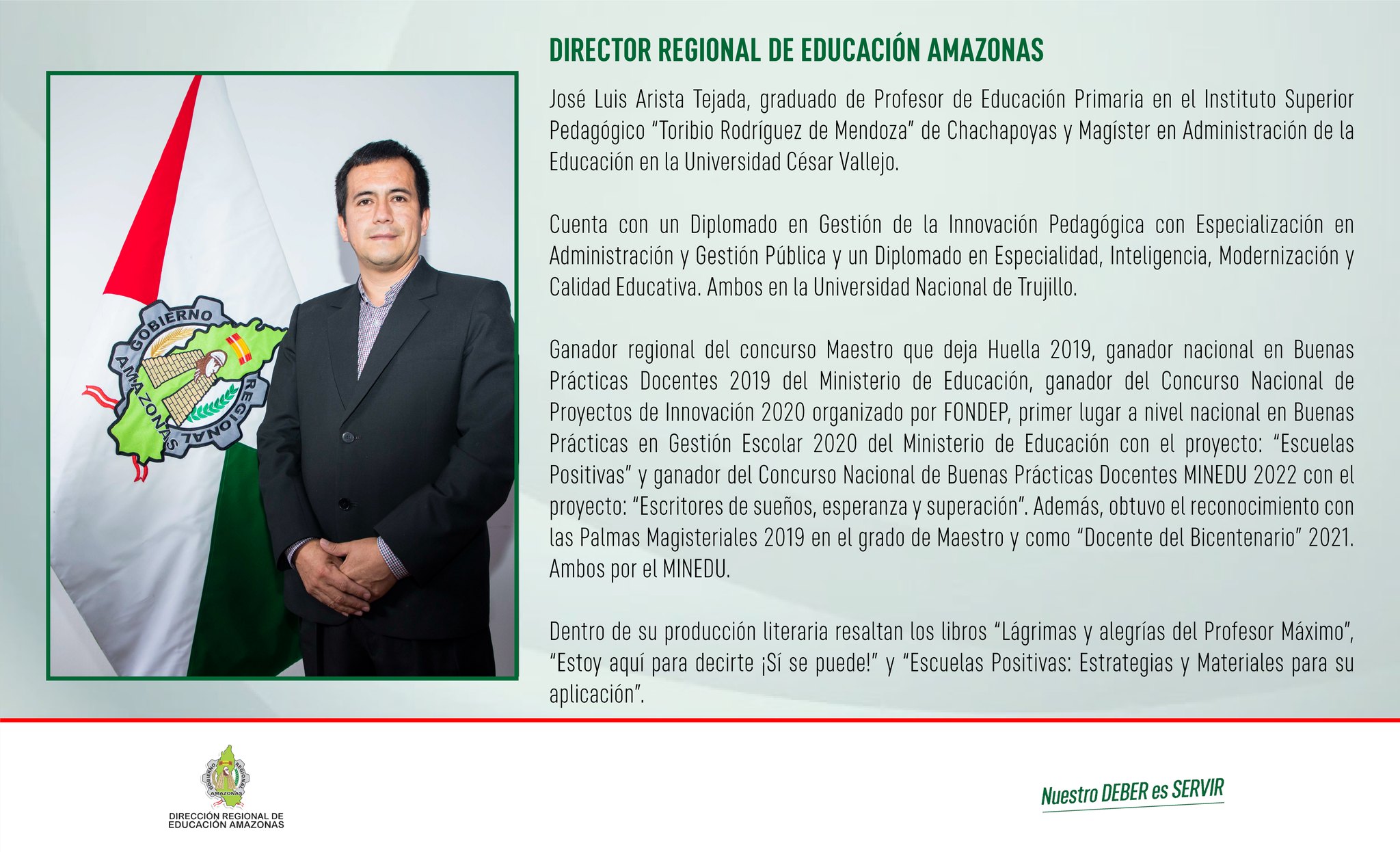 Director Regional de Educación Amazonas