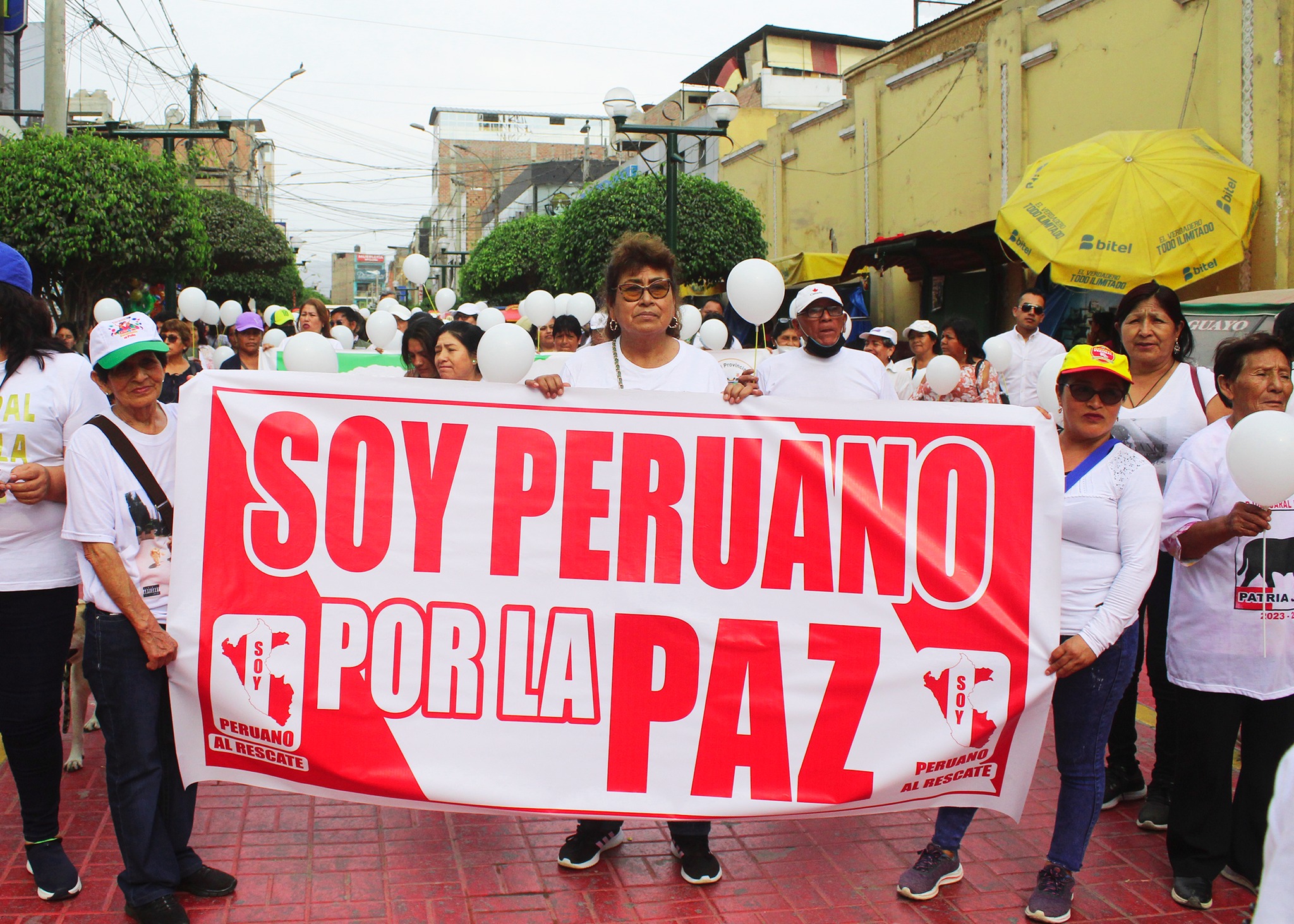 Municipalidad Provincial de Huaral presente en la Marcha por la Paz