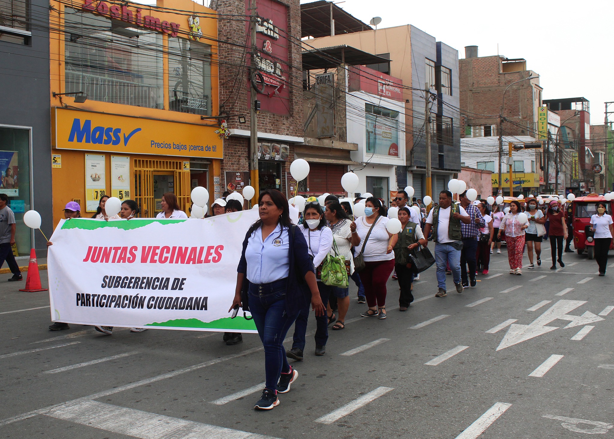 Municipalidad Provincial de Huaral presente en la Marcha por la Paz
