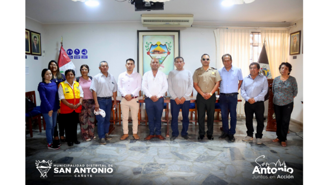 Juramentación de los representantes del CODISEC de San Antonio.