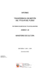 Vista preliminar de documento Informe de Transferencia de Gestión del Titular del Pliego - Ministerio de Cultura