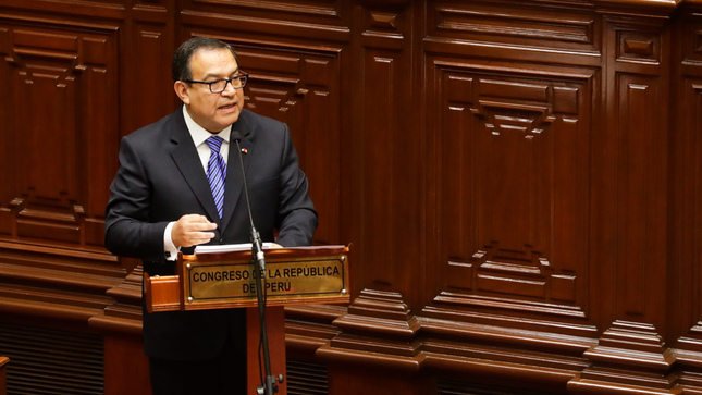 Pedido de confianza en el Congreso