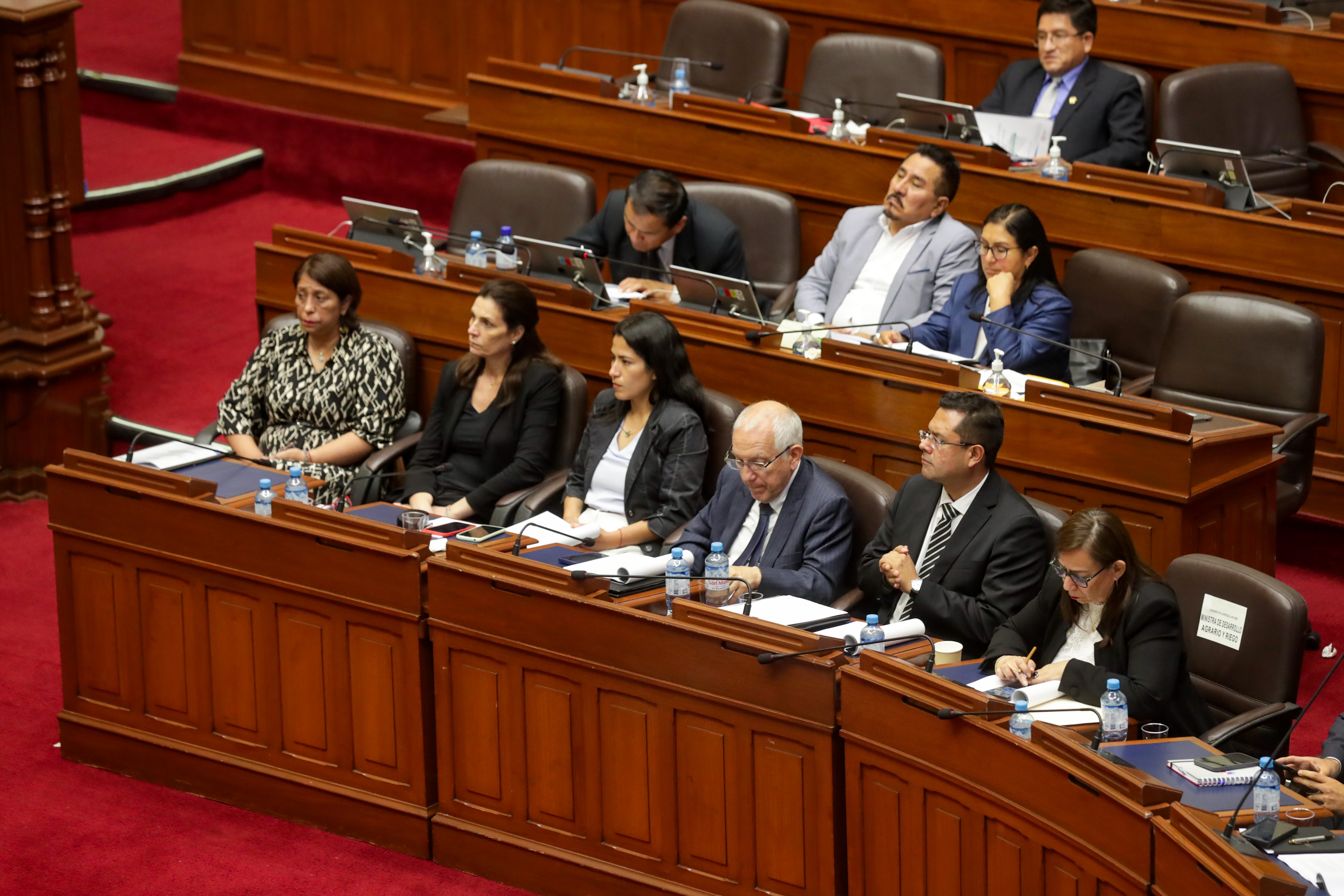 Pedido de confianza en el Congreso