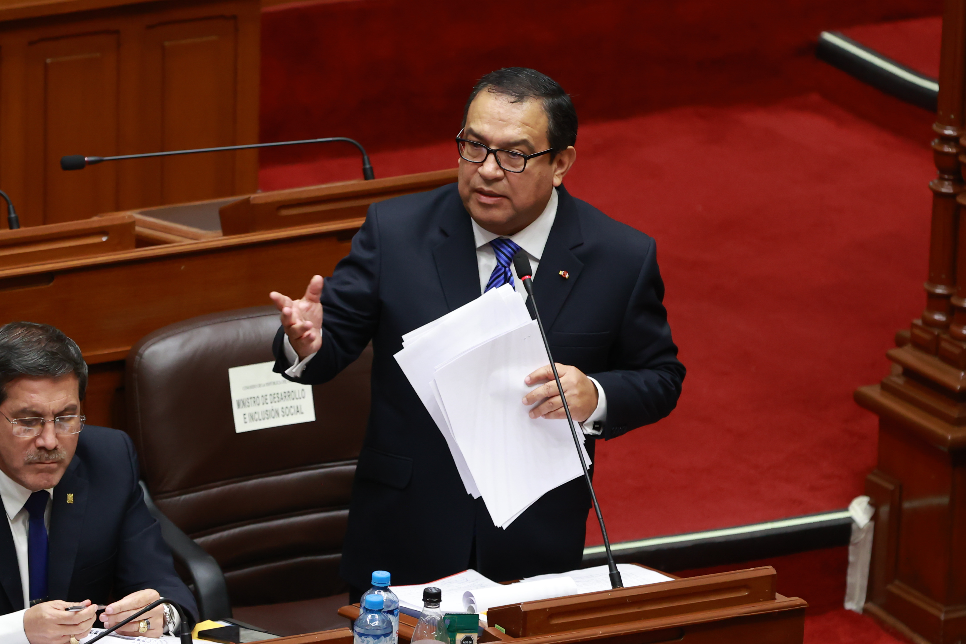 Pedido de confianza en el Congreso