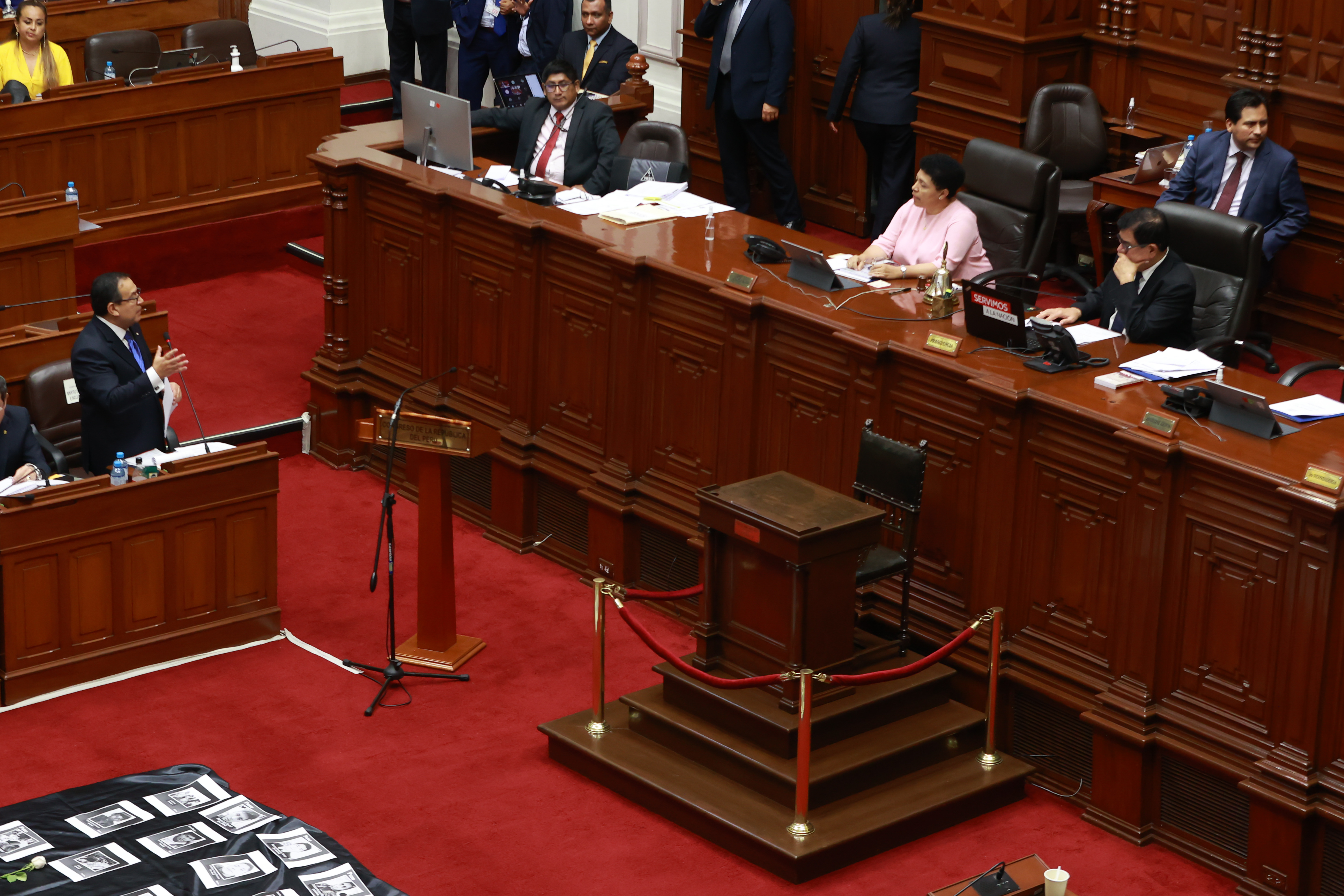 Pedido de confianza en el Congreso