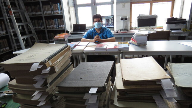 Donación de libros a Biblioteca Enrique Encinas del hospital nacional Víctor Larco Herrera