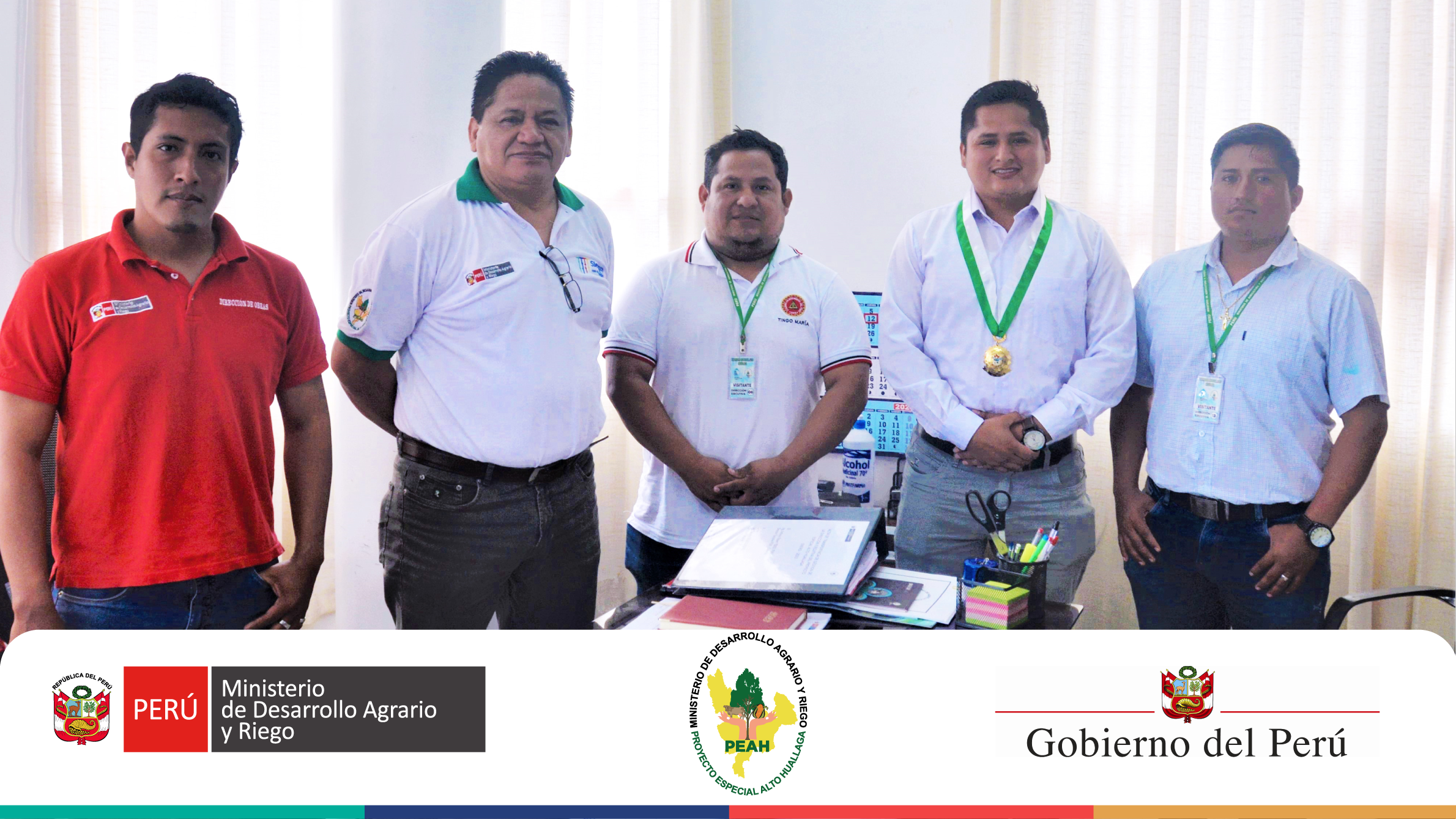 Director Ejecutivo y autoridades municipalidad Leoncio Prado