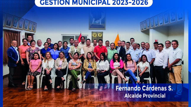 42 funcionarios entre gerentes y subgerentes acompañaran al alcalde Fernando Cárdenas en el reto de lograr un Huaral diferente