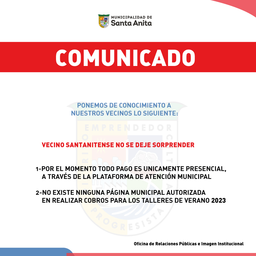 comunicado