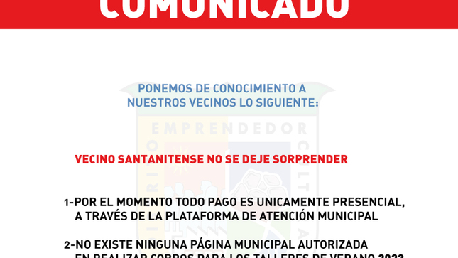comunicado