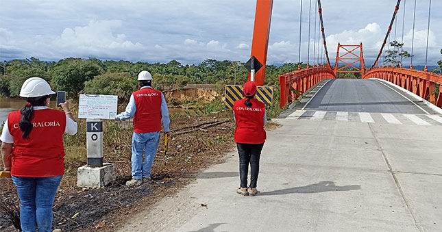Contraloría detecta perjuicio de S/ 1.8 millones por pagos irregulares en liquidación de obra del distrito de Cholón