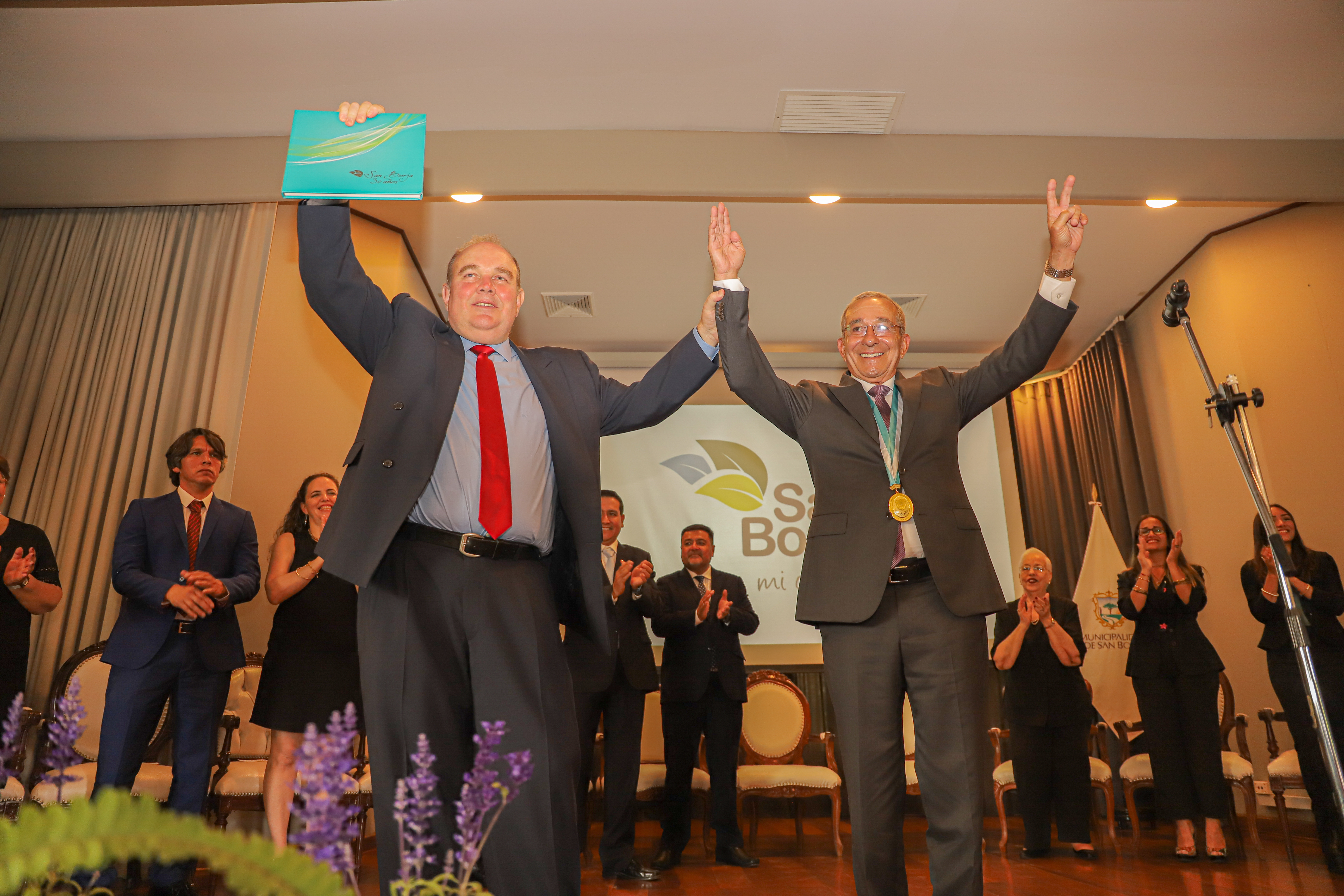 Rafael López Aliaga y Marco Álvarez