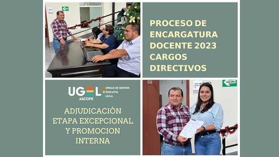 𝗔𝗗𝗝𝗨𝗗𝗜𝗖𝗔𝗖𝗜𝗢́𝗡 𝗣𝗥𝗢𝗖𝗘𝗦𝗢 𝗗𝗘 𝗘𝗡𝗖𝗔𝗥𝗚𝗔𝗧𝗨𝗥𝗔 𝗗𝗢𝗖𝗘𝗡𝗧𝗘 𝟮𝟬𝟮𝟯 𝗖𝗔𝗥𝗚𝗢𝗦 𝗗𝗜𝗥𝗘𝗖𝗧𝗜𝗩𝗢𝗦 𝗘𝗧𝗔𝗣𝗔 𝗘𝗫𝗖𝗘𝗣𝗖𝗜𝗢𝗡𝗔𝗟 𝗬 𝗣𝗥𝗢𝗠𝗢𝗖𝗜𝗢𝗡 𝗜𝗡𝗧𝗘𝗥𝗡𝗔