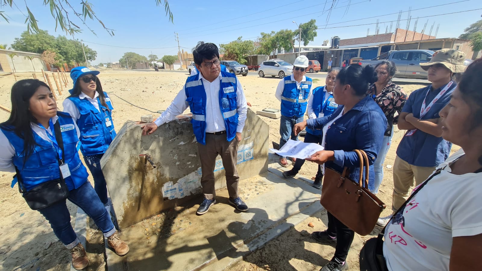 Visita inopinada de presidente ejecutivo de Sunass.