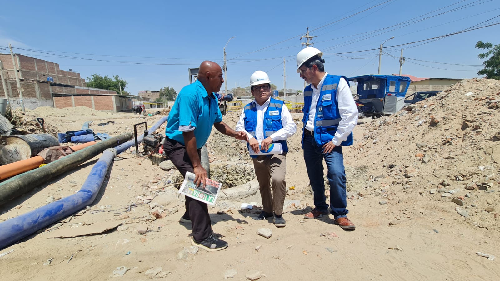Visita inopinada de presidente ejecutivo de Sunass.