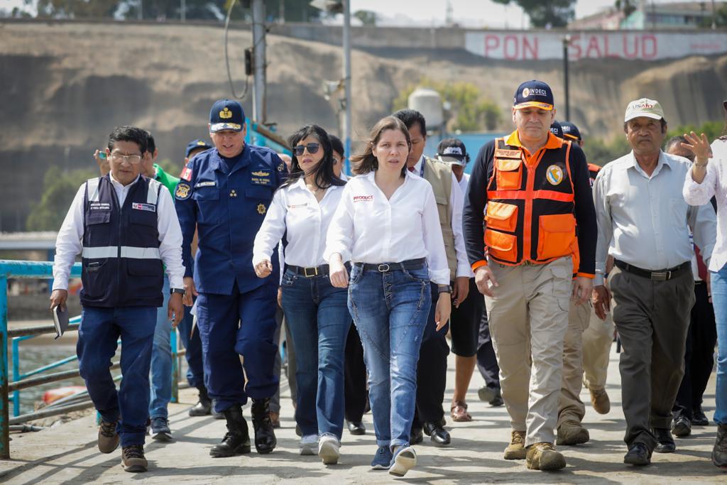 Visita de trabajo al muelle de Chorrillos