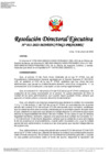 Vista preliminar de documento RDE n.˚ 11-2023-MINEDU-VMGI-PRONABEC