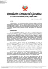 Vista preliminar de documento RDE  n.˚ 14-2023-MINEDU-VMGI-PRONABEC