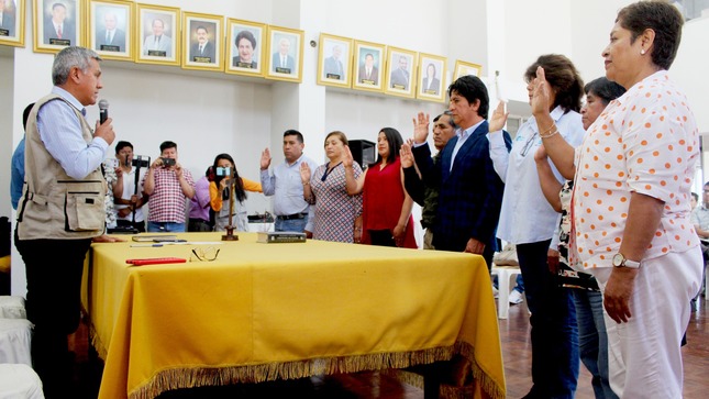 Alcalde Fernando Cárdenas, juramenta como presidente de la Comisión Ambiental Municipal
