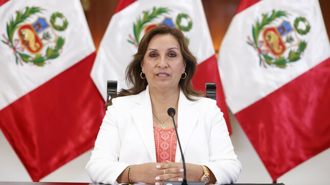 Señora presidenta de la República Dina Boluarte