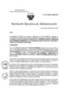 Vista preliminar de documento Resolución Ejecutiva de Administración N° 142-OEA-INMP-2022