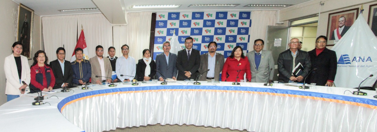 ANA expone gestión de los recursos hídricos ante Gobernador Regional de Junín