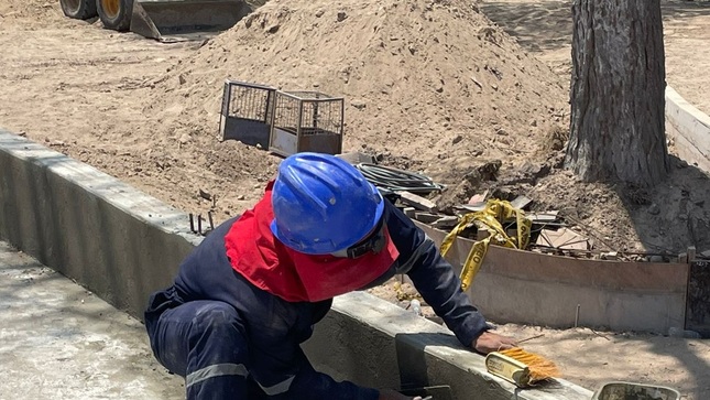 Foo  se reiniciaron los trabajos en el emblemático Parque Fátima en Chorrillos