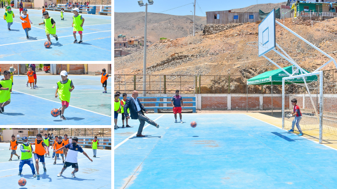 Con bastante acogida se aperturó las "VACACIONES RECREATIVAS 2023" que viene organizando la Municipalidad Distrital de San Antonio