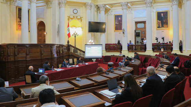 JPG de la presentación de la Ministra de Transportes en el Congreso