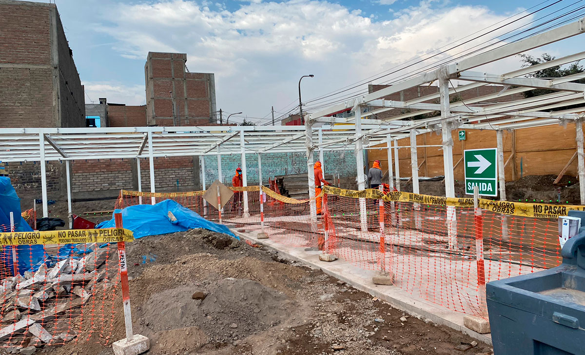 Realizamos visita técnica a espacios de contingencia de la IE San Felipe en Comas