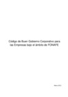 Vista preliminar de documento Código de Buen Gobierno Corporativo para las empresas bajo el ámbito de estado