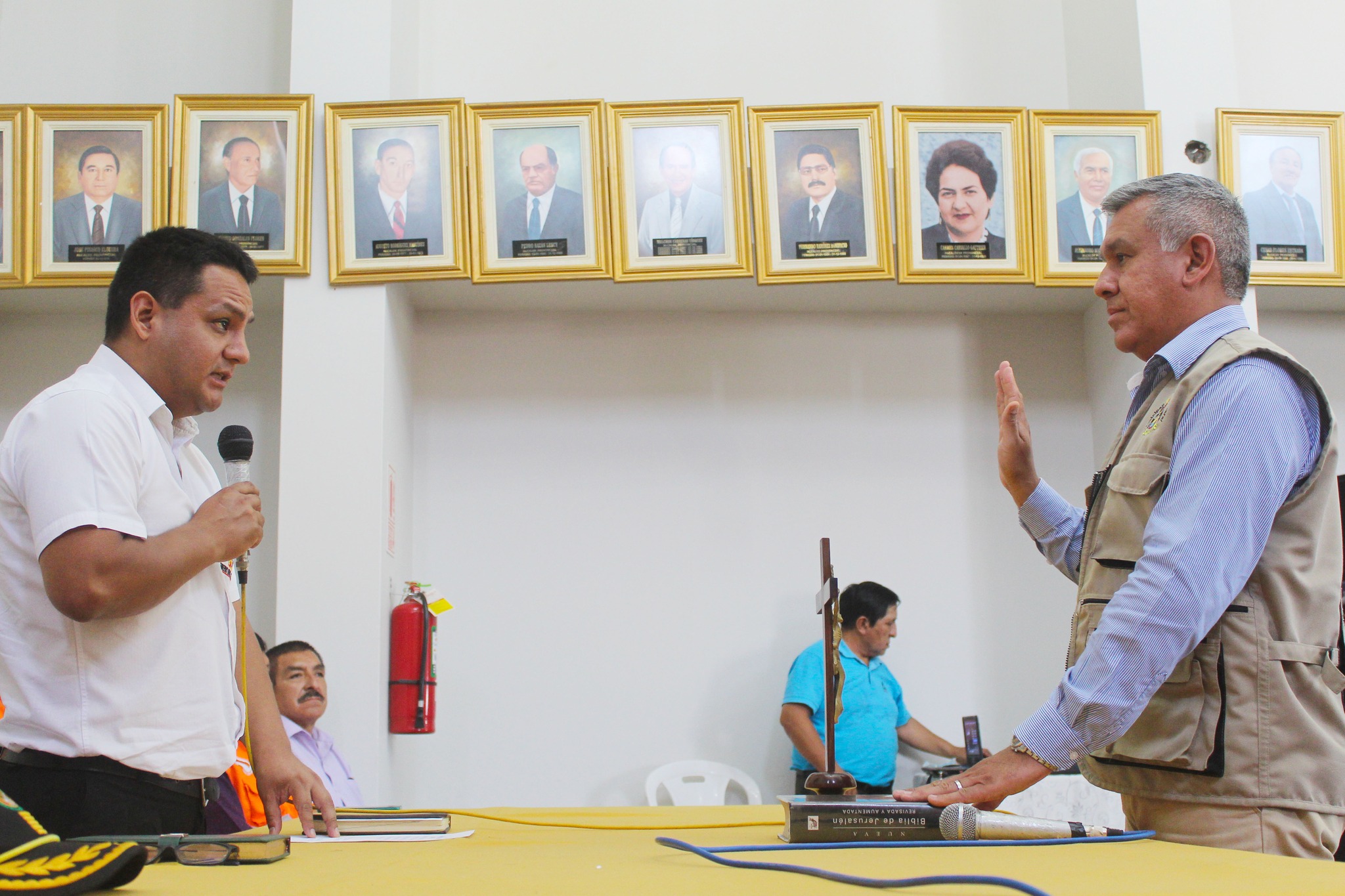 Alcalde Fernando Cárdenas juramentó como presidente de la Plataforma Provincial de Defensa Civil de Huaral