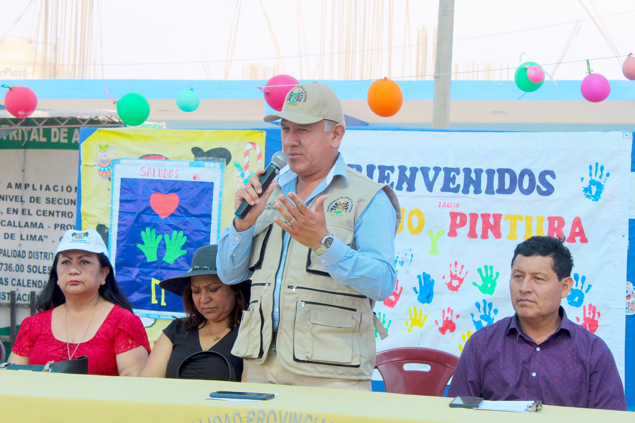 Alcalde Fernando Cárdenas participó de la apertura de las "Vacaciones Útiles" en Palpa