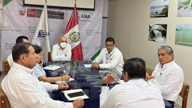 En Piura, la Autoridad Nacional del Agua se reúne con equipo Midagri
