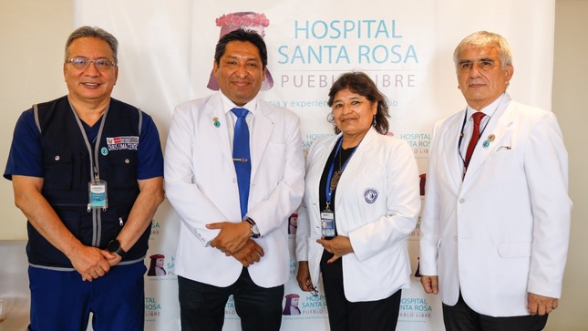 inauguración de áreas remodelación de hospital Santa Rosa