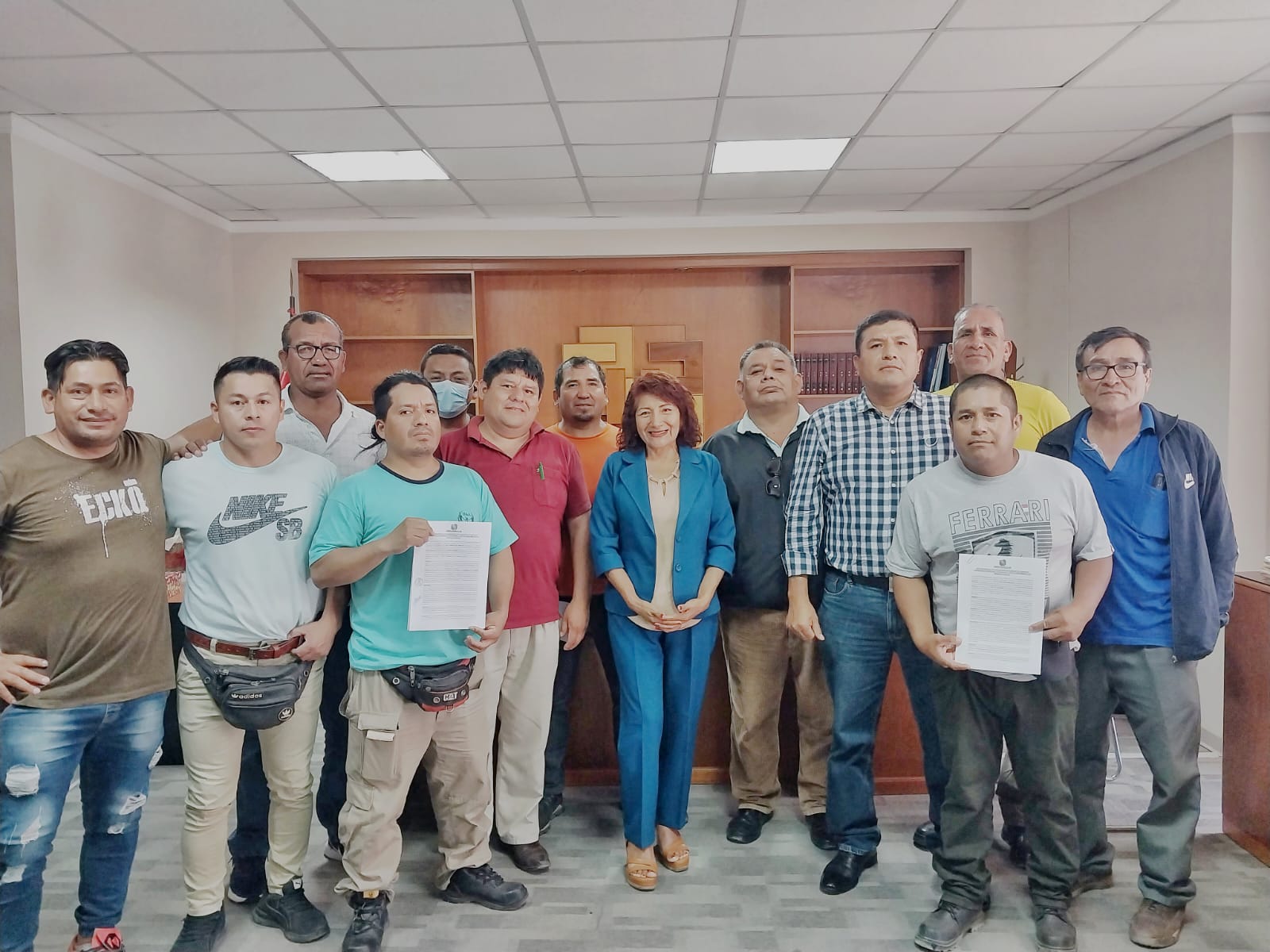 Suscriben actas de asignaciones de plazas CAP para reponer a trabajadores con sentencia en calidad de cosa juzgada