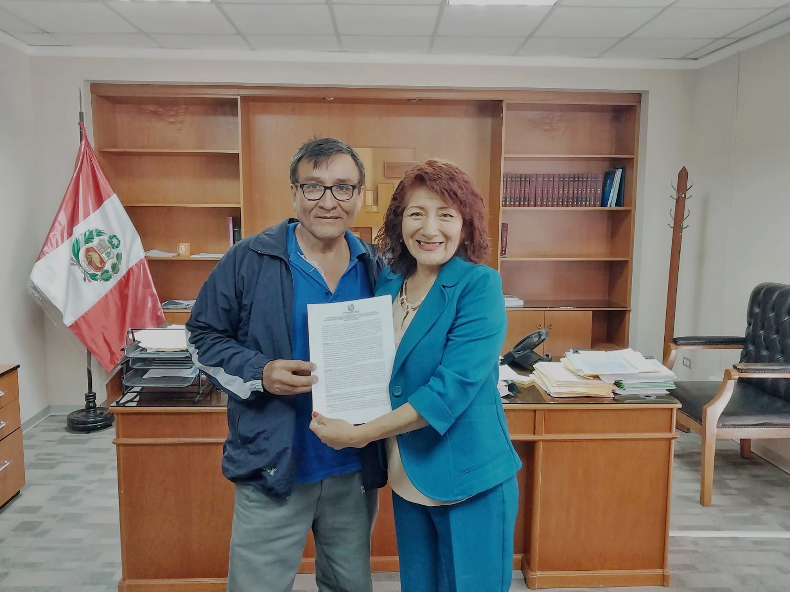 Suscriben actas de asignaciones de plazas CAP para reponer a trabajadores con sentencia en calidad de cosa juzgada