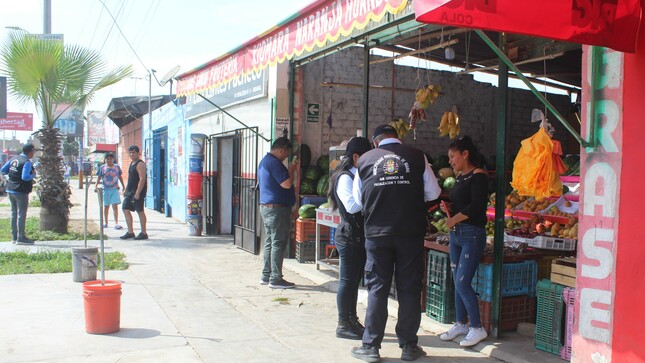 Gerencia de Fiscalización impuso el orden en la entrada de Huaral
