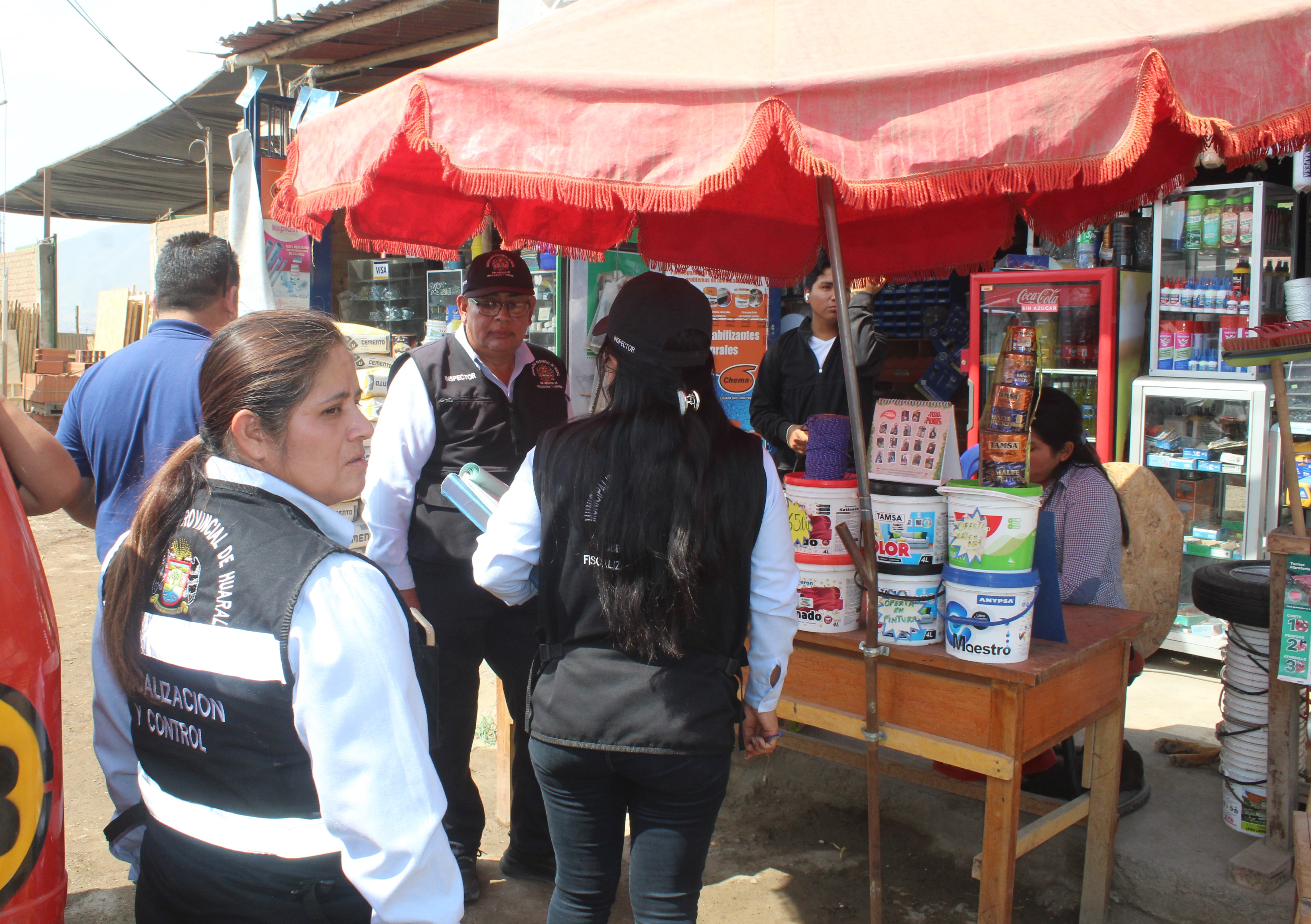 Gerencia de Fiscalización impuso el orden en la entrada de Huaral