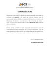 Vista preliminar de documento Comunicado N° 003 Concurso de CAS N° 055-2022/LIMA-TEMPORAL
