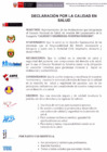 Vista preliminar de documento Declaración por la Calidad en Salud