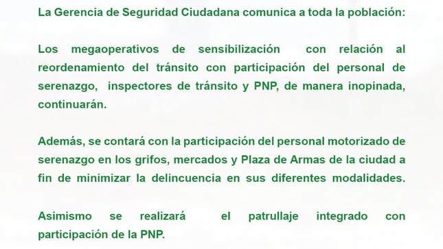 comunicado 17/01/2023